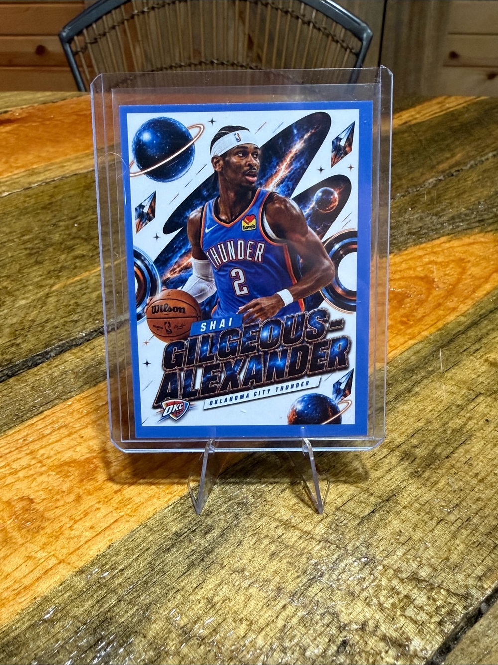 Shai Gilgeous-Alexander 'Out Of This World' Oklahoma City Thunder - Custom Art